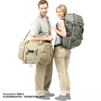 Maxpedition - Fliegerduffel Aventure Bag - zwart