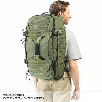 Maxpedition - Doppelduffel Aventure Bag - Zwart