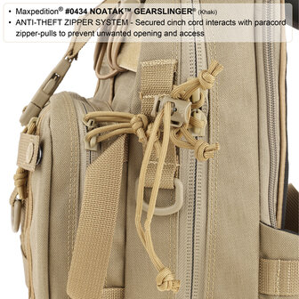 Maxpedition Noatak GearSlinger - zwart