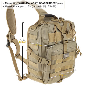 Maxpedition Malaga - zwart