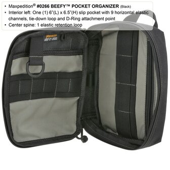 Maxpedition - Pocket organiser BEEFY - Wolfgrey