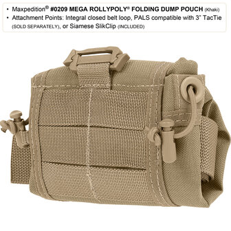 Maxpedition - Mega Rollypoly zwart