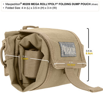 Maxpedition - Mega Rollypoly zwart