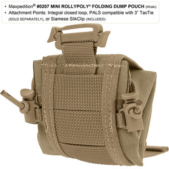 Maxpedition - Mini Rollypoly groen