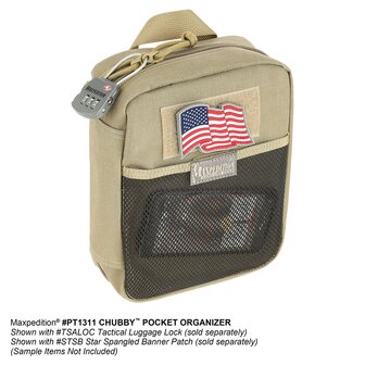 Maxpedition - Chubby pocket organizer zwart