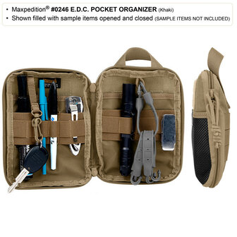 Maxpedition - E.D.C. Pocket Organizer Foiliage Green