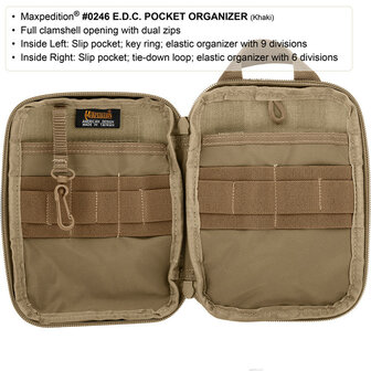 Maxpedition - E.D.C. Pocket Organizer Foiliage Green