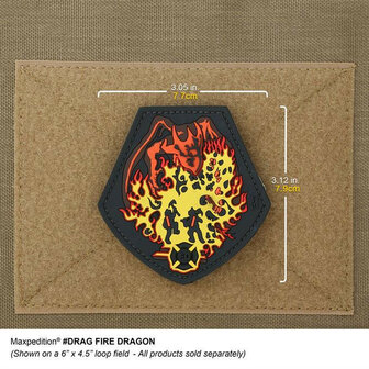 Maxpedition - Badge Fire Dragon - Color