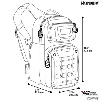 Maxpedition - AGR Gridflux - grijs V2.0