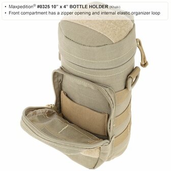 Maxpedition - 10&#039;&#039; x 4&#039;&#039; Bottle Holder khaki