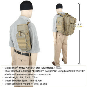 Maxpedition - 12 x 5 Fleshouder khaki