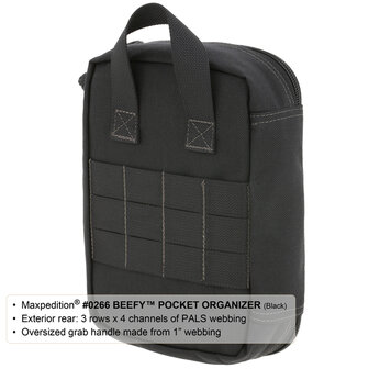 Maxpedition - Pocket organiser BEEFY - Zwart