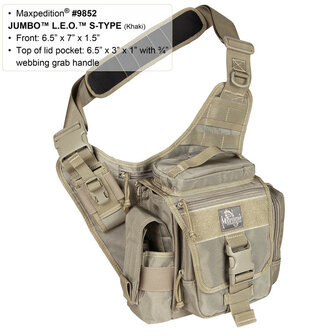 Maxpedition Jumbo Versipack L.E.O. s-type - Groen