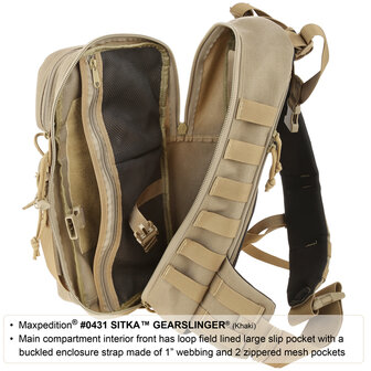 Maxpedition Sitka Gearslinger zwart