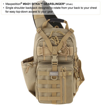 Maxpedition Sitka Gearslinger zwart