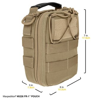 Maxpedition FR-1 pouch - zwart