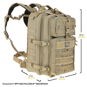 Maxpedition - Falcon III Backpack (zwart)