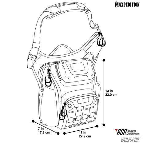 Maxpedition - AGR Wolfspur - Tan