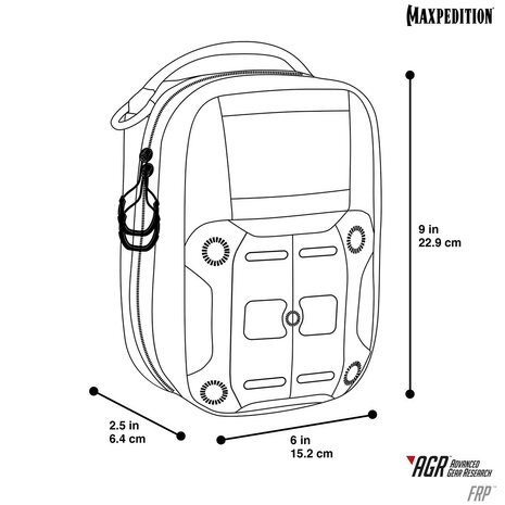 Maxpedition - AGR First Response Pouch - zwart