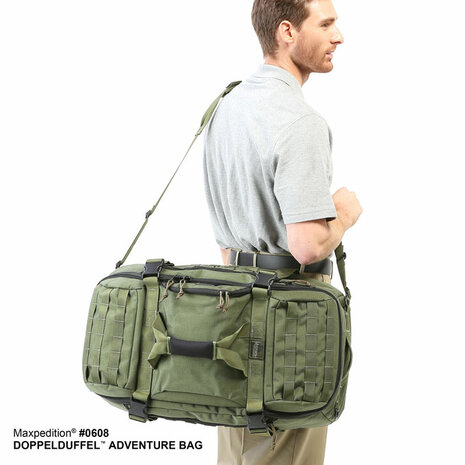 Maxpedition - Doppelduffel Aventure Bag - Zwart