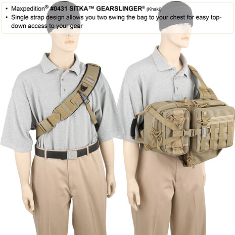 Maxpedition Sitka Gearslinger Khaki