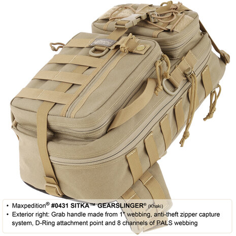 Maxpedition Sitka Gearslinger Khaki