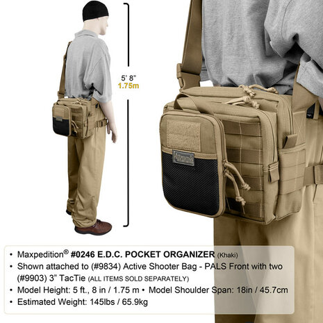 Maxpedition - E.D.C. Pocket Organizer Foiliage Green