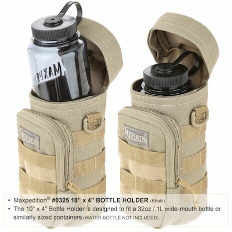 Maxpedition - 10'' x 4'' Bottle Holder khaki