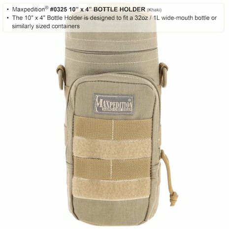 Maxpedition - 10'' x 4'' Bottle Holder khaki