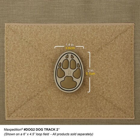 Maxpedition - Badge Dogtrack 5cm - Arid