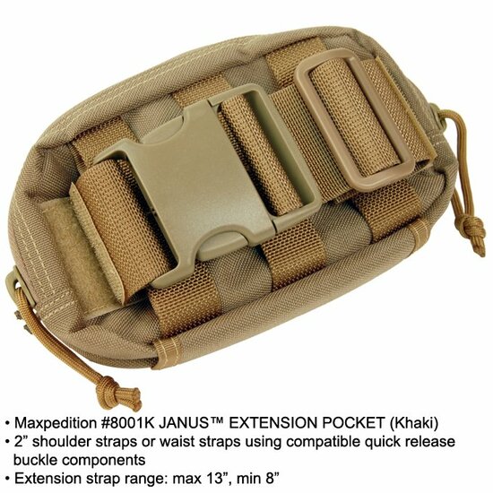 Maxpedition Janus Extension Pocket Khaki