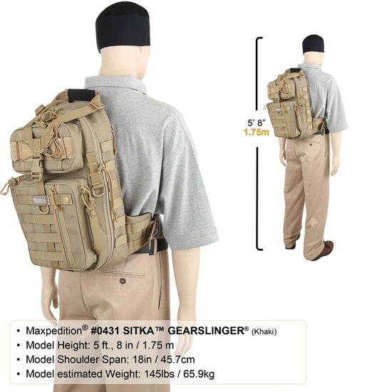 Maxpedition Sitka Gearslinger Khaki