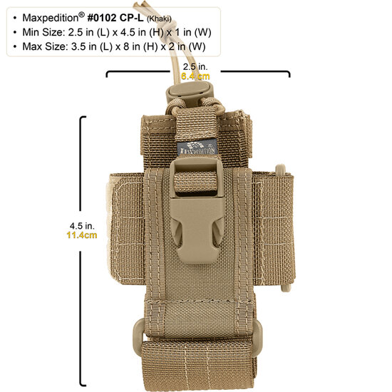 Maxpedition CP-L Radio Khaki