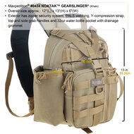 Maxpedition Noatak GearSlinger - zwart